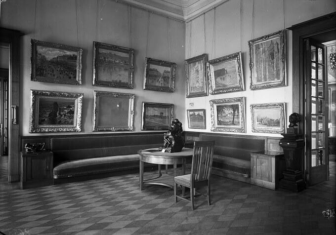 Il Salone dell'Impressionismo nel Palazzo Troubetzkoy di Mosca