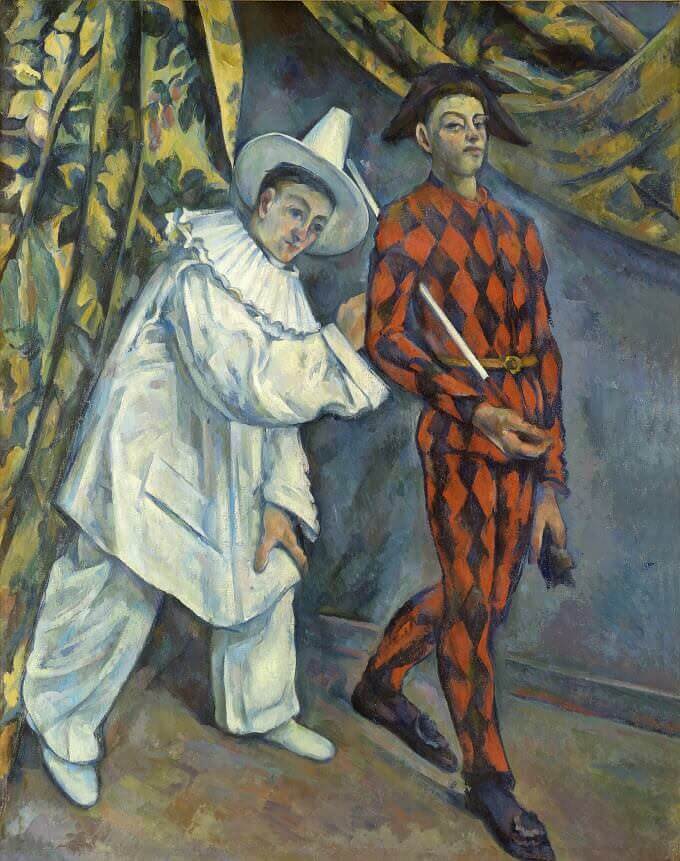 Paul Cézanne, Mardi gras (Pierrot et Arlequin), 1888