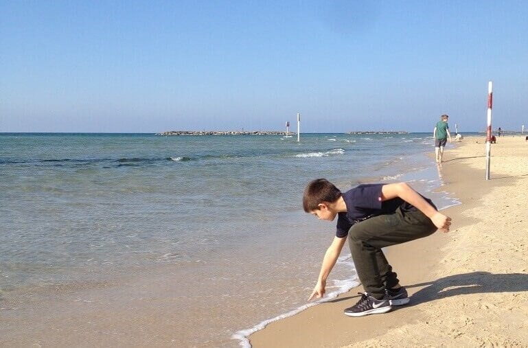 La spiaggia di Tel Aviv