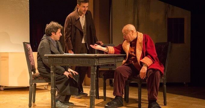 Francesco Brandi, Sebastiano Bottari e Massimo Loreto in "Delitto e castigo"