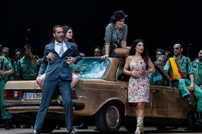 Una scena della "Carmen" al Teatro La Fenice di Venezia