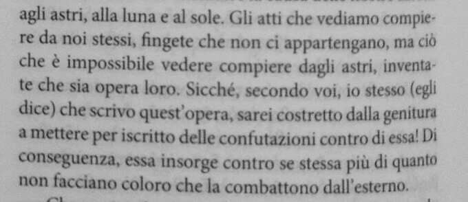Un brano dell'opera "Contro il destino" di Diodoro vescovo di Tarso