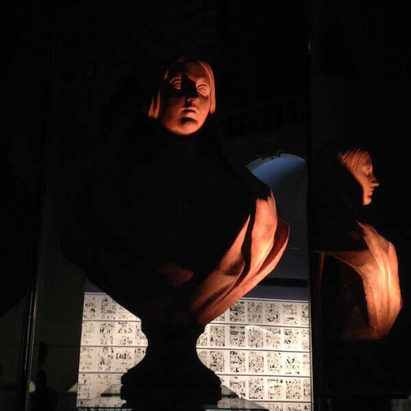 Busto in terracotta della giurista bolognese Novella Calderini