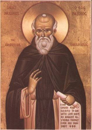 San Massimo Confessore in un'icona