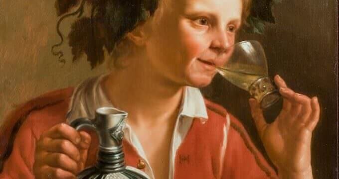 Jan Franse Verzijl, Un giovane come Bacco