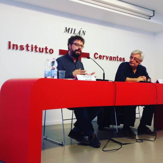 Sergio del Molino e Bruno Arpaia all'Instituto Cervantes di Milano