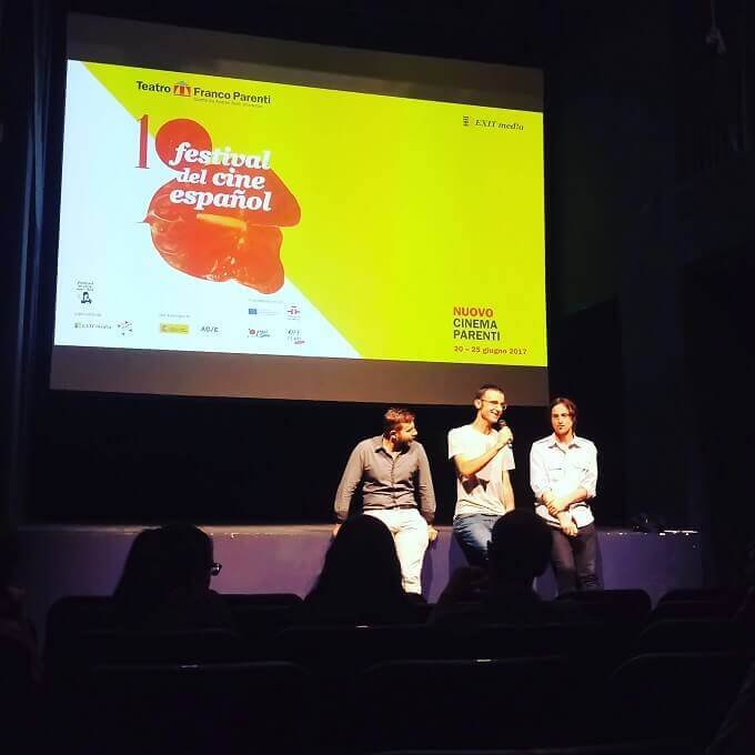 David Macián e Federico Sartori al Festival del Cine Español a Milano