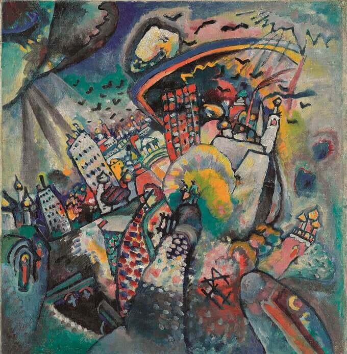 Vasilij Kandinskij, Mosca. Piazza Rossa, 1916