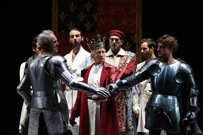 una scena del "Richard II" per la regia di Peter Stein - foto di Paolo Porto