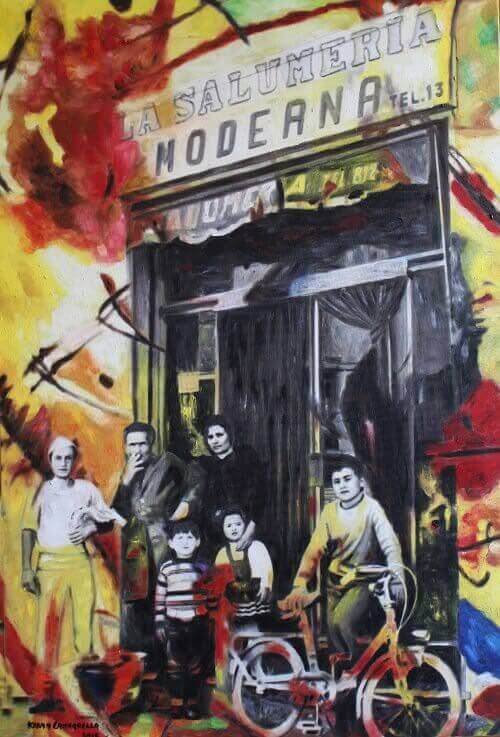 "La salumeria Modeana": opera di Karam Sebastiano Cannarella