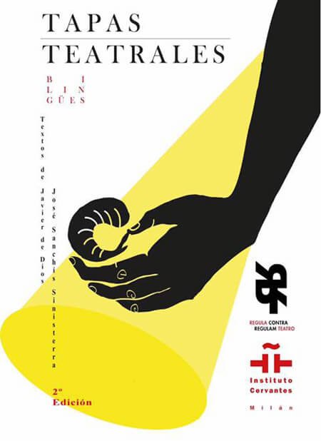 Tapas Teatrales all'Instituto Cervantes di Milano. Illustrazione di Paula D. Pardo ©