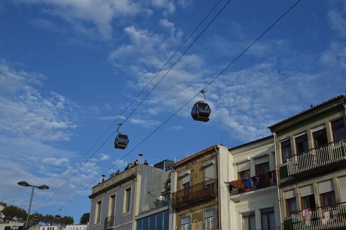 La teleferica di Vila Nova (Porto)