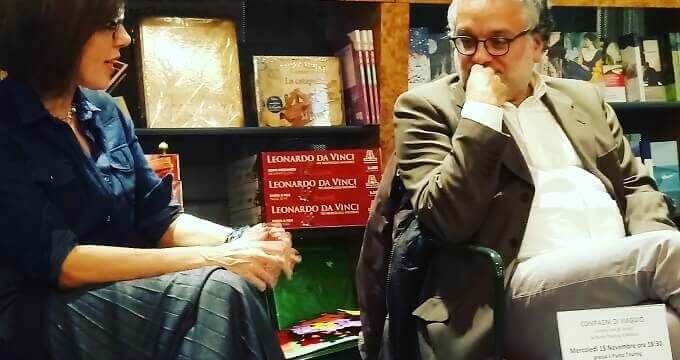 Eleni Sarikosta e Patrizio Nissirio al Punto Touring di Milano parlano di "Atene, cannella e cemento"