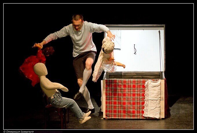 Dario Villa nello spettacolo "Boccaperta"