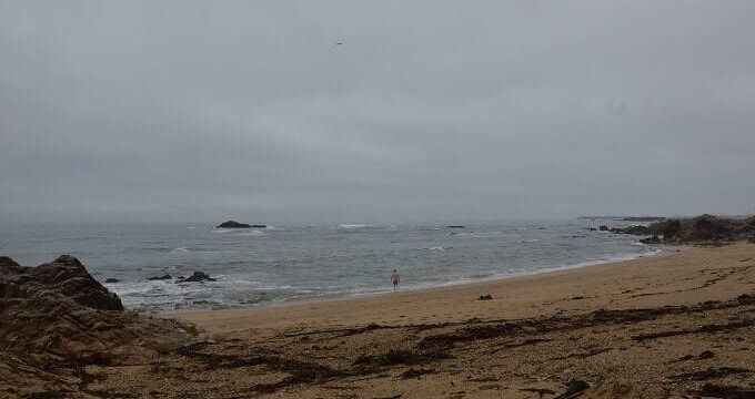 L'oceano Atlantico a Porto, in Portogallo