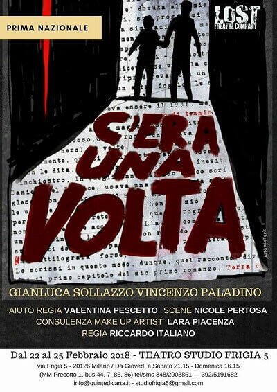 La locandina dello spettacolo "C'era una volta"