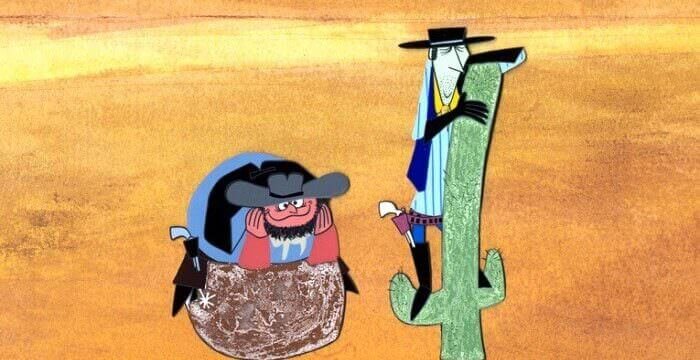 Un'immagine del film "West and Soda" di Bruno Bozzetto