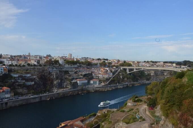 Il lungofiume Gustave Eiffel a Porto (Portogallo)
