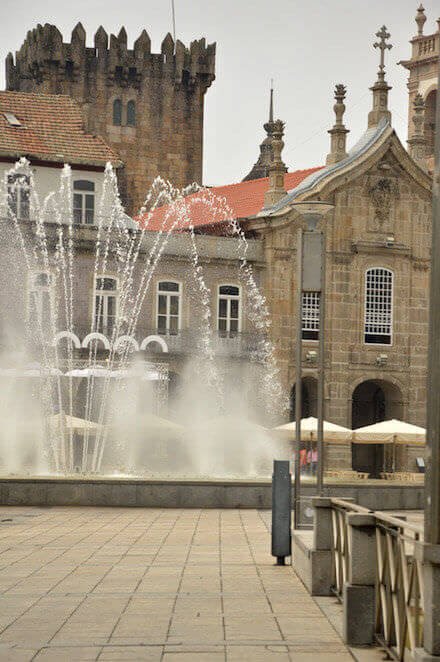 Una fontana di Braga, in Portogallo