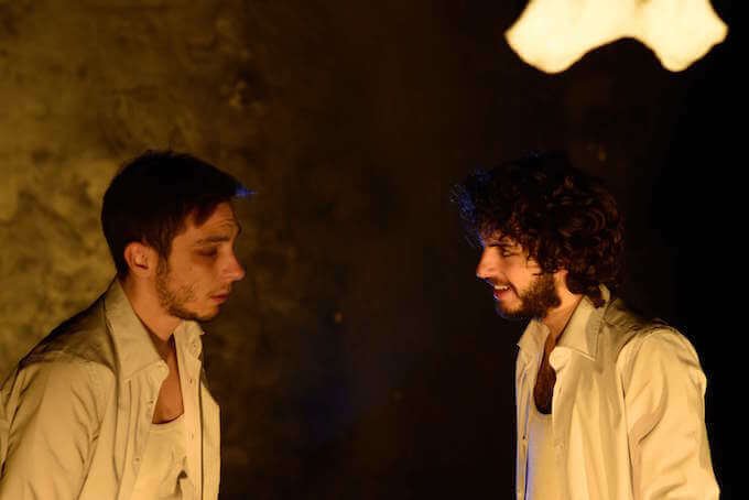 Edoardo Barbone e Daniele Fedeli in "Malagrazia"