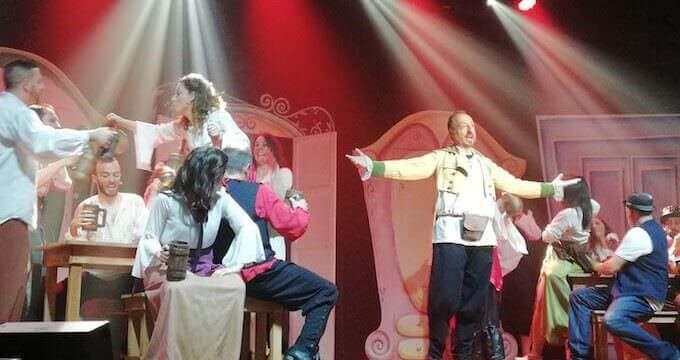 Una scena dello spettacolo "The Master of Musicals" de "Le Nuove Proposte" di Cirimido