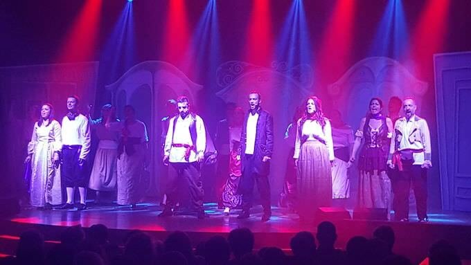 Una scena dello spettacolo "The Master of Musicals" de "Le Nuove Proposte" di Cirimido