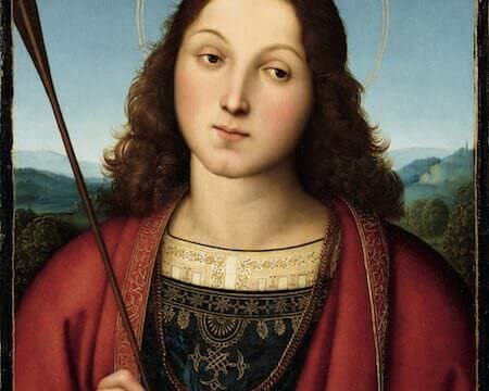 Raffaello Sanzio, San Sebastiano, Accademia Carrara, Bergamo