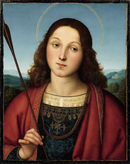 Raffaello Sanzio, San Sebastiano, Accademia Carrara, Bergamo
