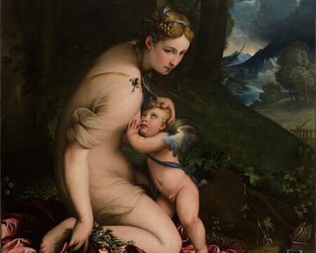 Camillo Boccaccino, Venere e Amore (Lugano, Collezione Geo Poletti)