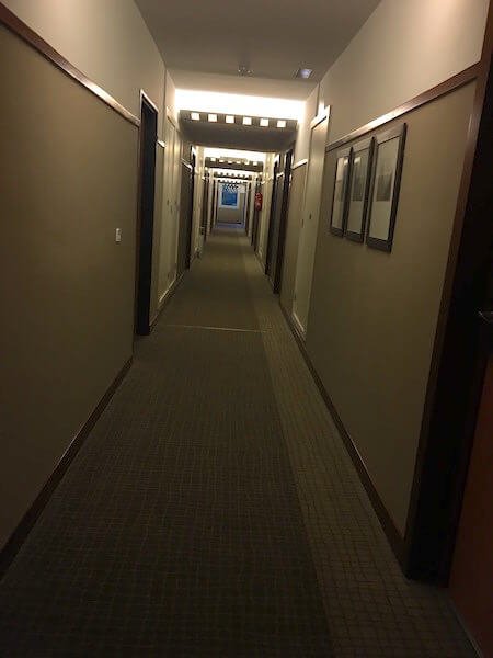 Un corridoio del Novotel di Cornellá de Llobregat