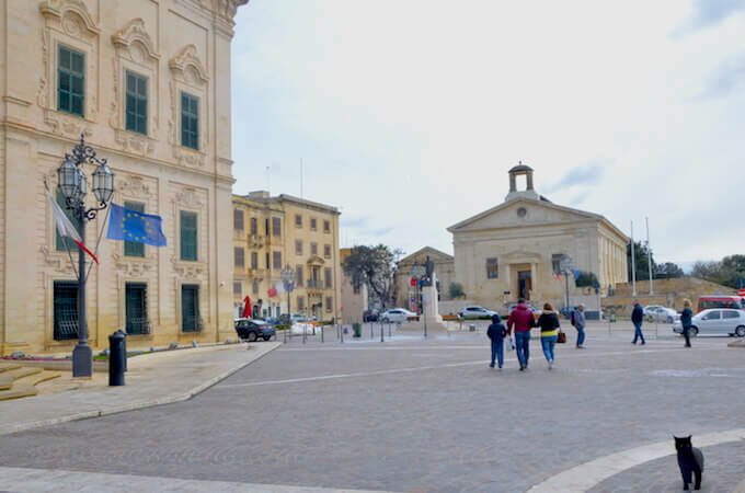 Piazza di Castiglia a La Valletta, Malta