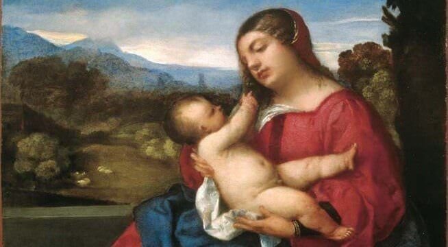 Tiziano Vecellio, Madonna col Bambino, c. 1509 - Bergamo, Accademia Carrara