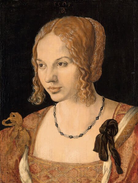Albrecht Dürer, Ritratto a mezzo busto di una giovane veneziana