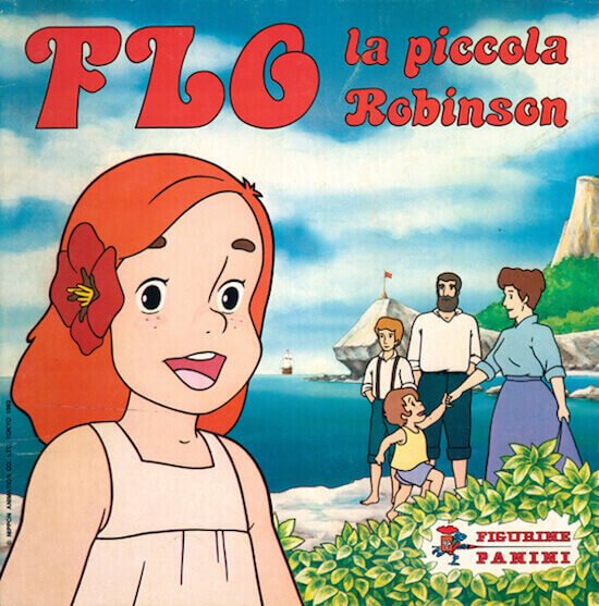 Flo, la piccola Robinson, 1983 Panini, Modena - Album per la raccolta di 240 figurine