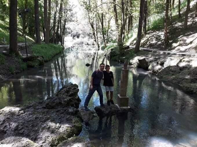 La fonte del fiume Ebro a Fontibre