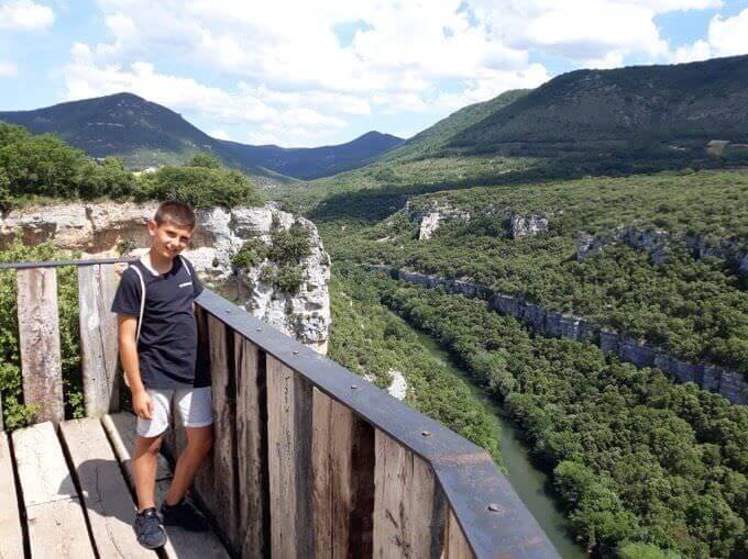 Il mirador del cañon del Ebro