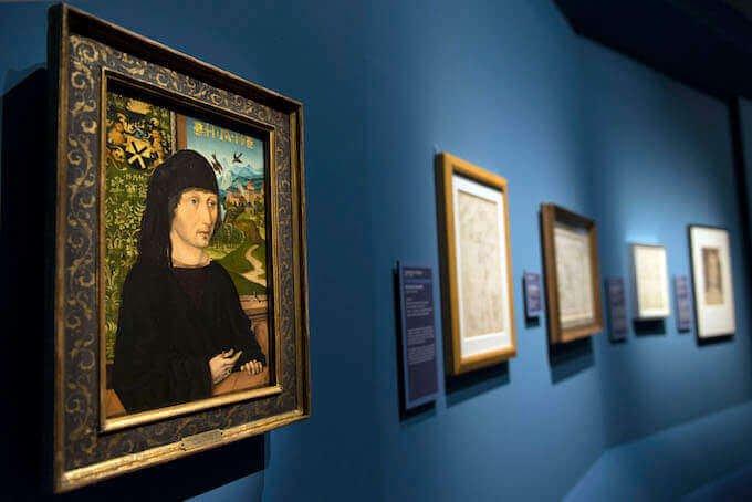 In primo piano il "Ritratto di Levinus Memminger" di Michael Wolgemut