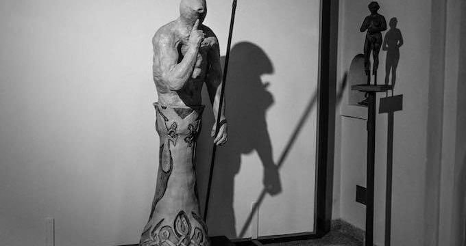 Un'opera di Aris Marakis (foto di Marzio Toniolo)