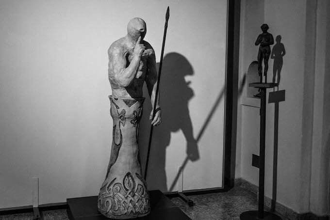 Un'opera di Aris Marakis (foto di Marzio Toniolo)