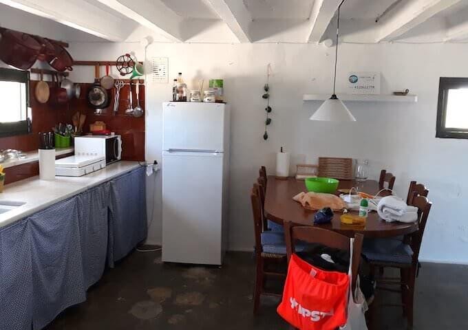 La cucina di Casa Cusa, nel delta del fiume Ebro