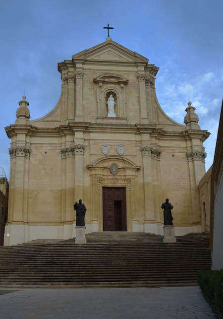 La cattedrale di Victoria - Rabat sull'isola di Gozo