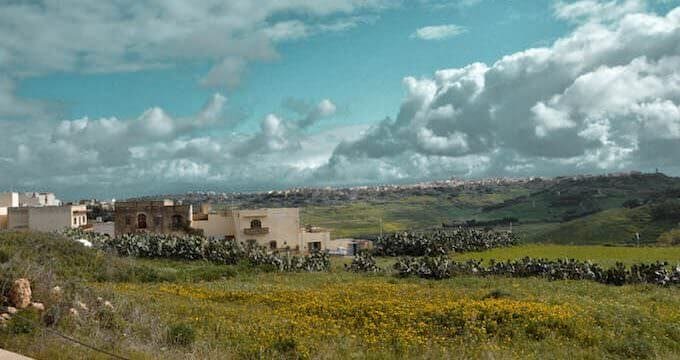 Vista dai Templi dei Giganti a Gozo