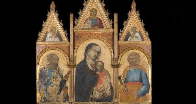 Pietro Lorenzetti, Trittico - Gubbio, Palazzo Ducale