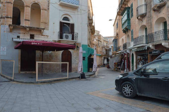 Piazza del Municipio a Rabat, sull'isola di Gozo