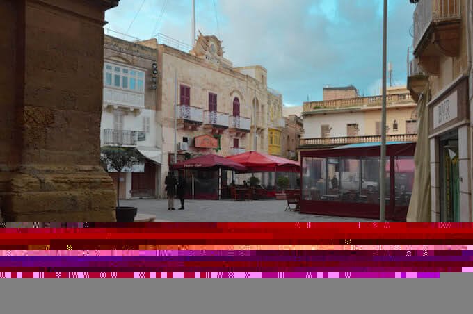 Il sagrato di Rabat, sull'isola di Gozo