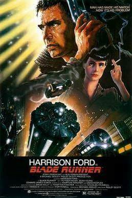 La locandina del film "Blade Runner"