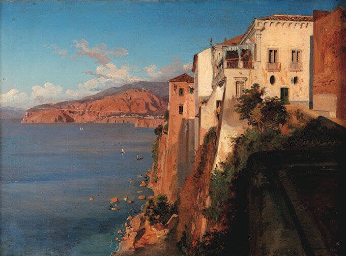 Thedore Duclère, La casa del Tasso a Sorrento (1860 circa) Sorrento. Museo Correale di Terranova
