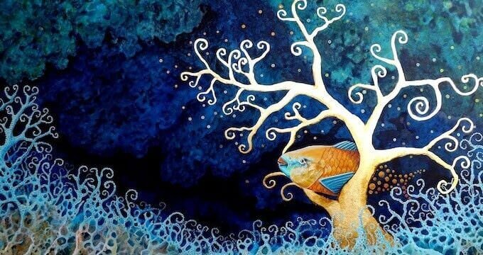 Un'opera del pittore Giuseppe Milazzo