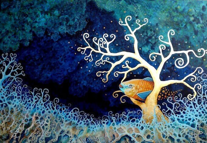 Un'opera del pittore Giuseppe Milazzo