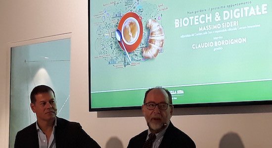 Massimo Sideri e Claudio Bordignon per "Colazioni Digitali" nella sede di Sorgenia a Milano 
